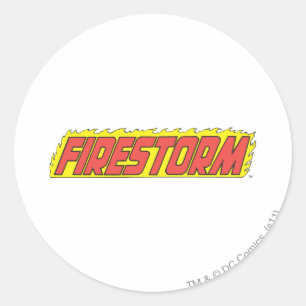 Firestorm-Logo Runder Aufkleber