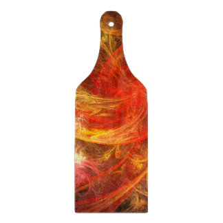 Firestorm Nova Abstrakt Art Paddle Schneidebrett