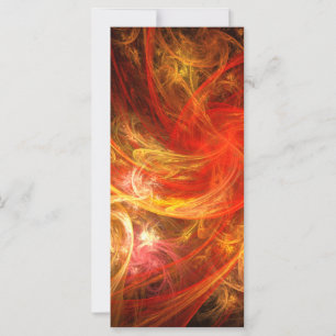 Firestorm Nova Abstrakt Art Rack Card
