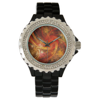 Firestorm Nova Abstrakte Kunst Armbanduhr