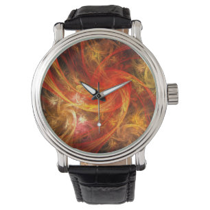Firestorm Nova Abstrakte Kunst Armbanduhr