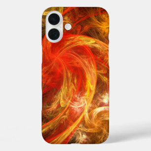 Firestorm Nova Abstrakte Kunst iPhone 16 Plus Hülle
