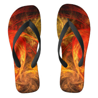 Firestorm Nova Abstrakte Kunst Flip Flops