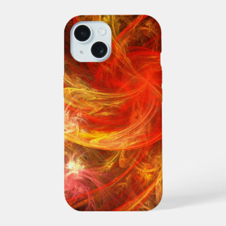 Firestorm Nova Abstrakte Kunst iPhone 15 Hülle