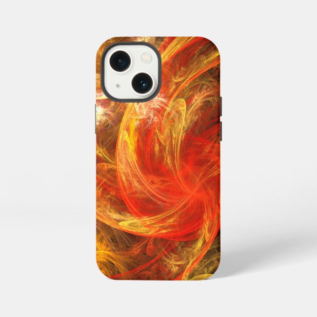 Firestorm Nova Abstrakte Kunst iPhone Hülle (Rückseite)