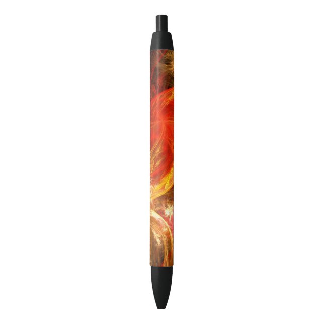 Firestorm Nova Abstrakte Kunst Kugelschreiber (Vorderseite Vertikal)
