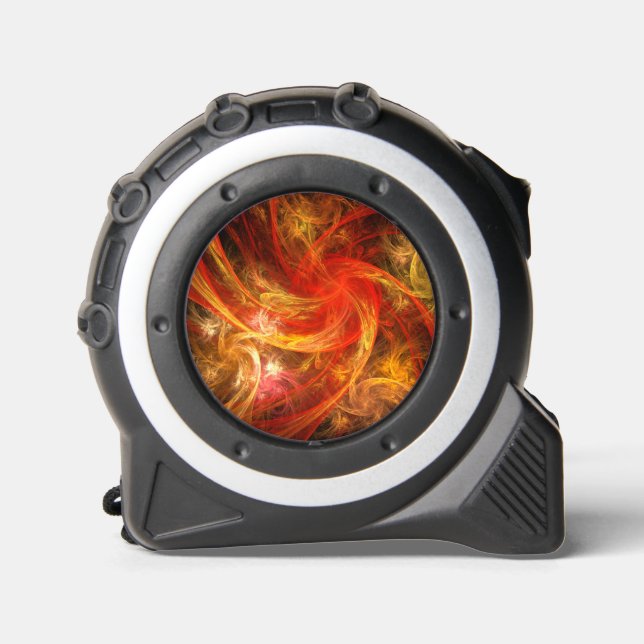 Firestorm Nova Abstrakte Kunst Maßband (Vorderseite)
