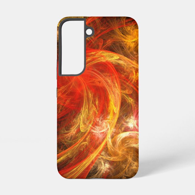 Firestorm Nova Abstrakte Kunst Samsung Galaxy Hülle (Rückseite)
