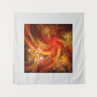 Firestorm Nova Abstrakte Kunst Wandteppich