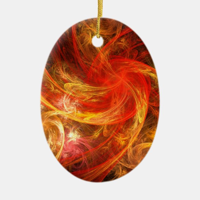 Firestorm Nova Abstraktes Kunstmuseum Keramikornament (Vorne)