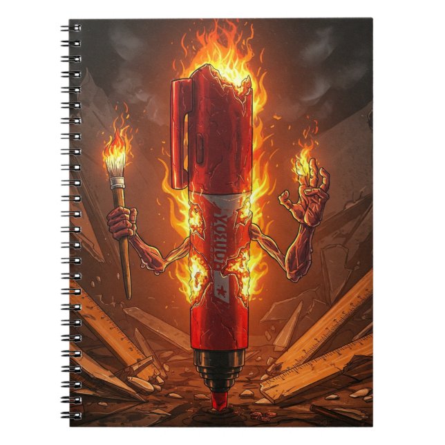 Firestroke General Notizblock (Vorderseite)