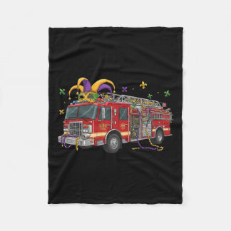 Firetruck Alligator Crocodile Mardi Gras Boys Mens Fleecedecke