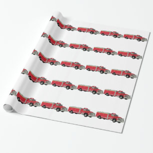 Firetruck Geschenkpapier