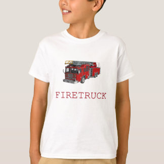 Firetruck mit Front und Rückseite T-Shirt