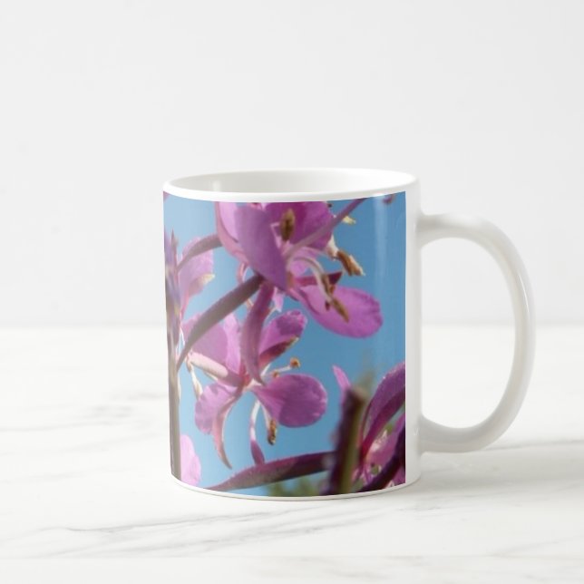 Fireweed-Blume lila Tasse (Rechts)