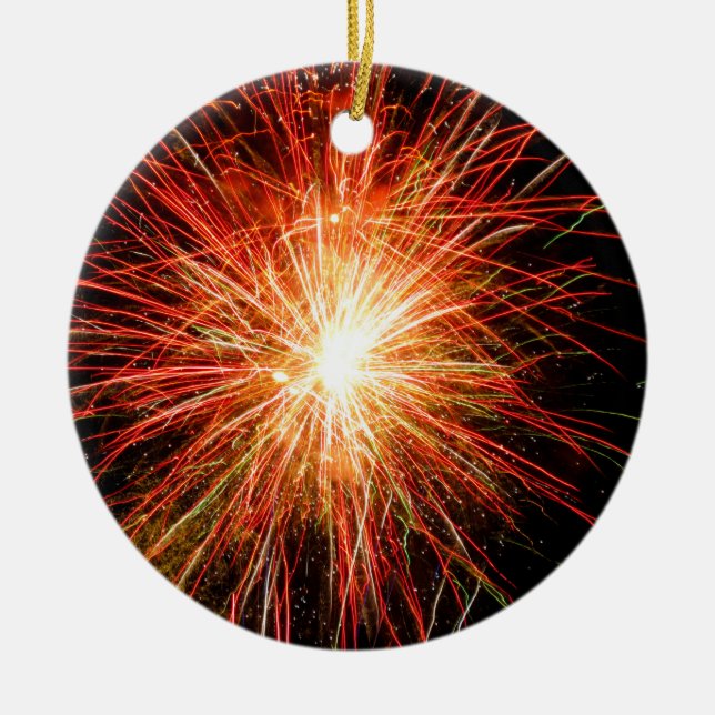 Firework 22 keramik ornament (Vorne)