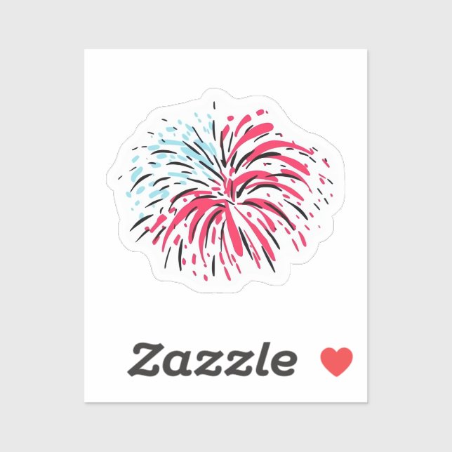 Firework Classic Aufkleber (Blatt)