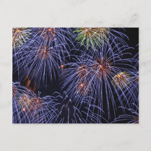 Firework Finale Postkarte
