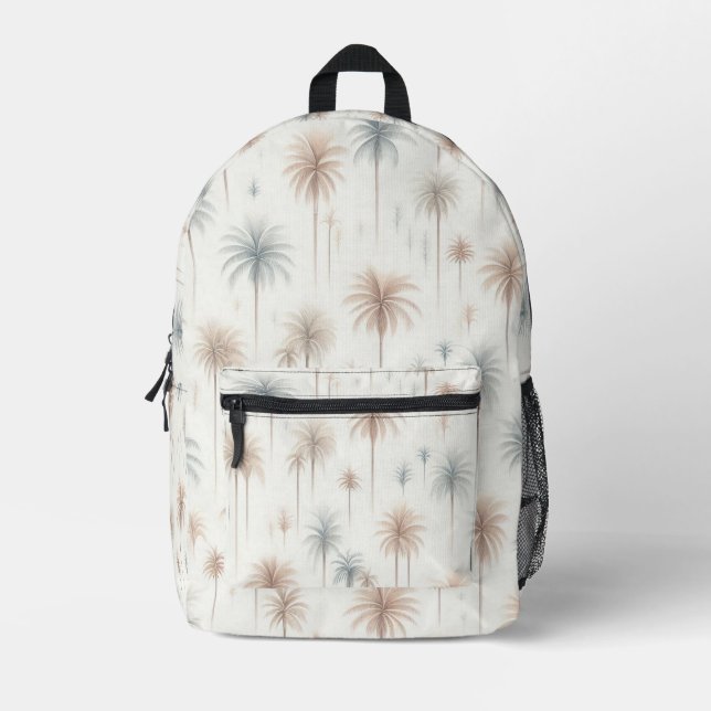 Firework Palms Bedruckter Rucksack (Vorderseite)