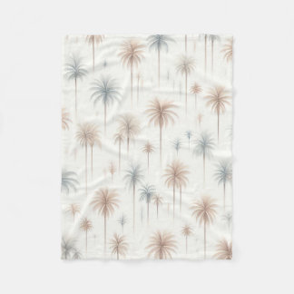 Firework Palms Fleecedecke