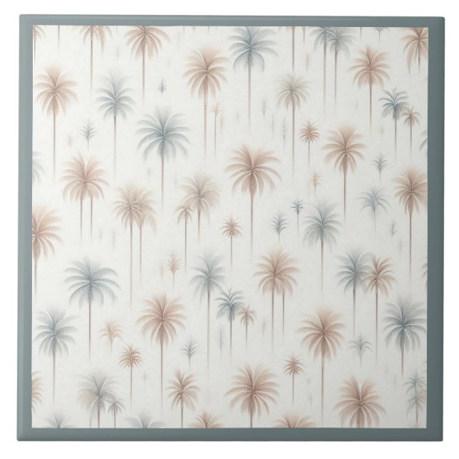 Firework Palms Fliese (Vorderseite)