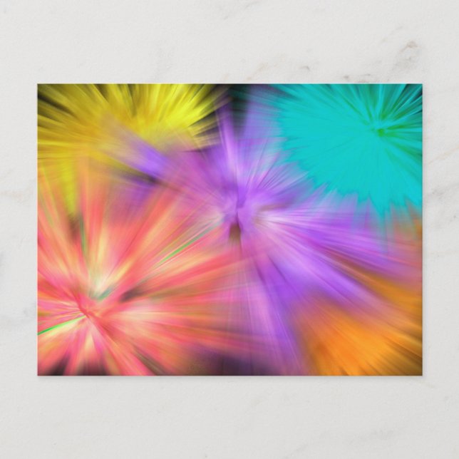 Fireworks #1 postkarte (Vorderseite)