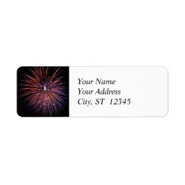 Fireworks Address Label