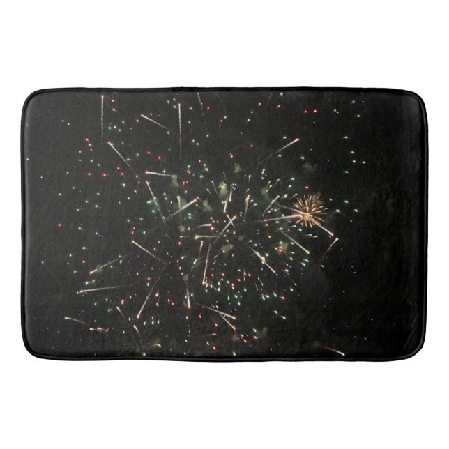 Fireworks Bath Mat Badematte (Vorderseite)