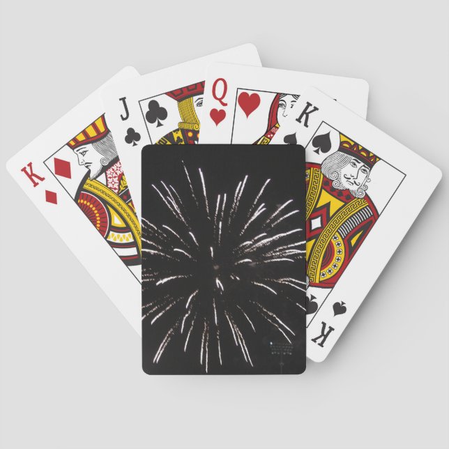 Fireworks Bicycle Playing Cards Spielkarten (Rückseite)