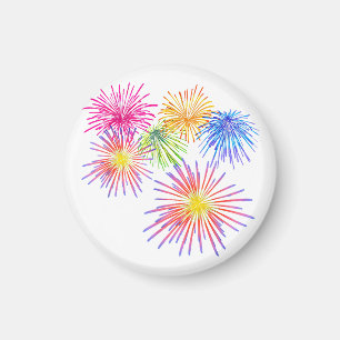 Fireworks Big Party Celebration Firecracker Magnet