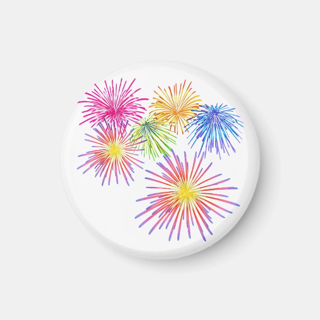 Fireworks Big Party Celebration Firecracker Magnet (Vorne)