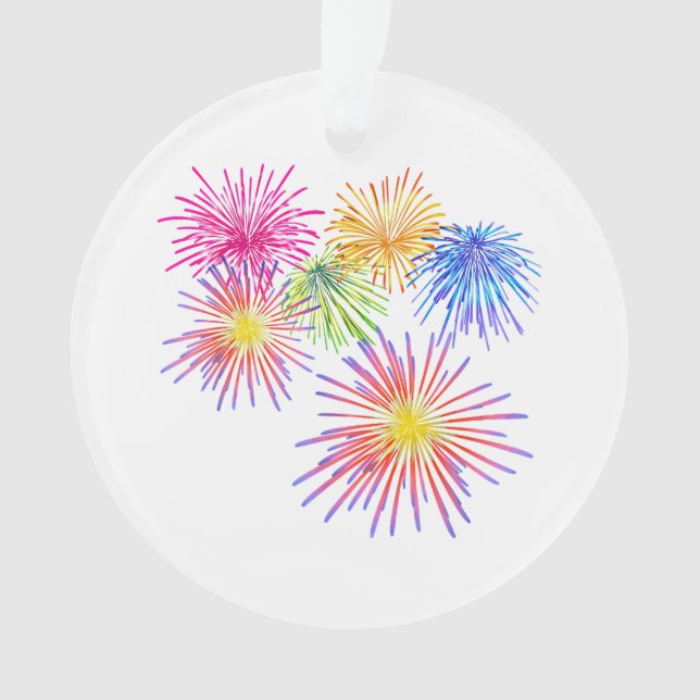 Fireworks Big Party Celebration Firecracker Ornament (Vorderseite)
