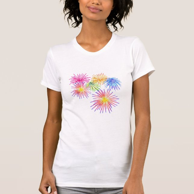 Fireworks Big Party Celebration Firecracker T-Shirt (Vorderseite)