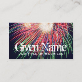Fireworks Business Card Visitenkarte