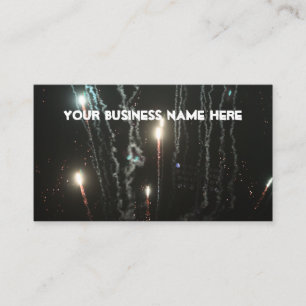 Fireworks Business Cards Visitenkarte