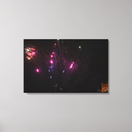 Fireworks Canvas Print Leinwanddruck