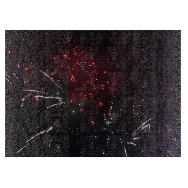Fireworks Cutting Board Schneidebrett (Vorderseite)