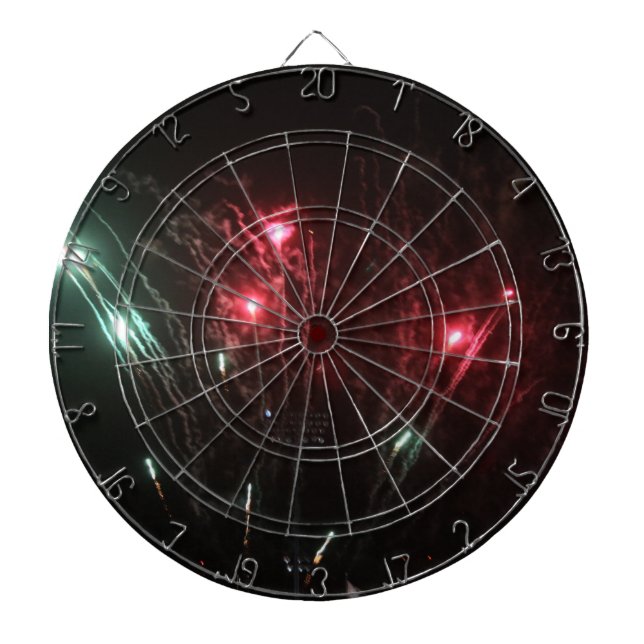 Fireworks Dartboard Dartscheibe (vorne)
