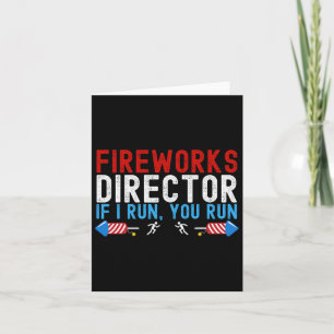 Fireworks Director American Flag 4. Juli 1 Karte