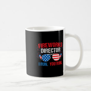 Fireworks Director I Run. Du läufst. Juli Kaffeetasse