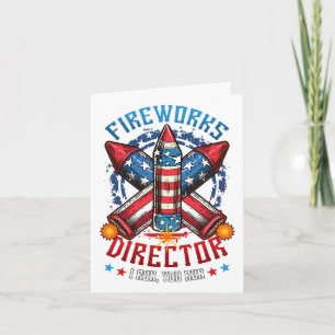 Fireworks Director I Run You Run 4th July Indep Karte