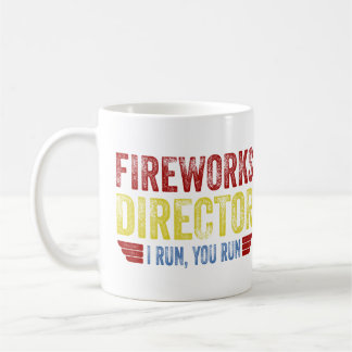 Fireworks Director, I Run, you Run Kaffeetasse