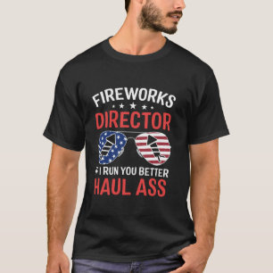 Fireworks Director USA 4. Juli Independence Da T-Shirt