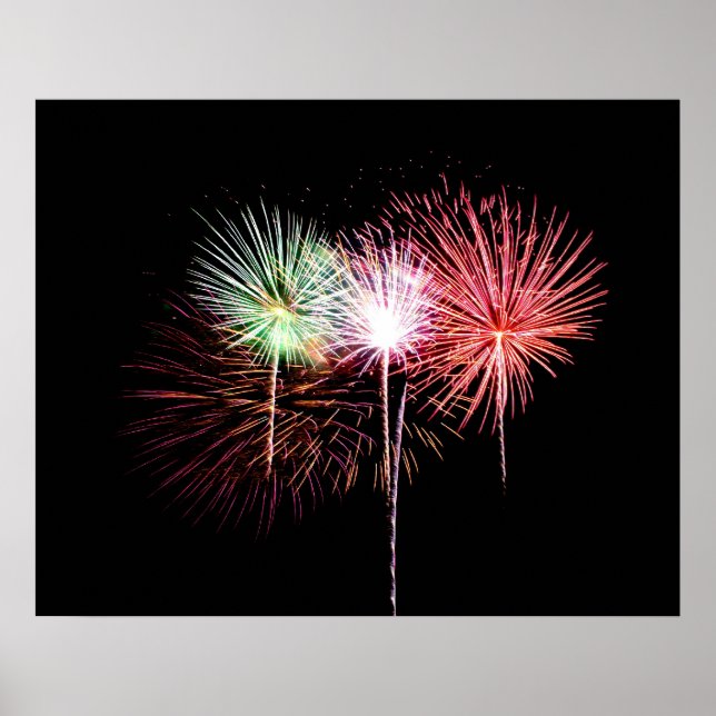 Fireworks Display Foto Poster (Vorne)