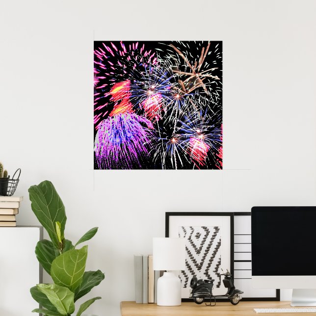 Fireworks Display Poster (Heimbüro)