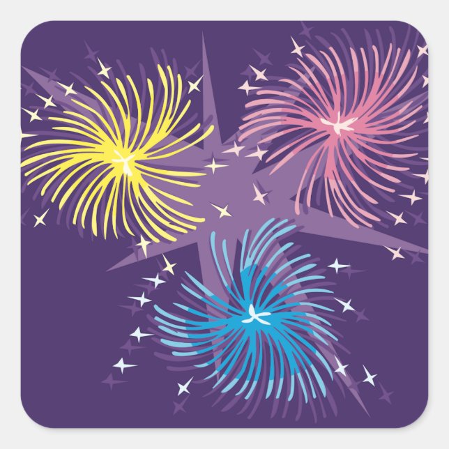 Fireworks Display Stickers (Vorderseite)