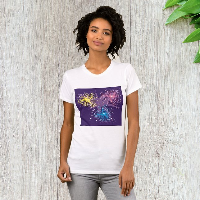 Fireworks Display Womens T - Shirt (Von Creator hochgeladen)