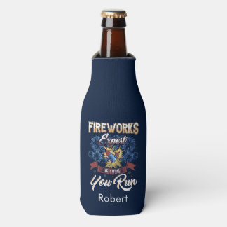 Fireworks Expert Run Wenn ich Personalisiertes Par Flaschenkühler