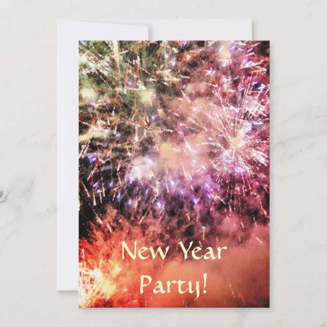 FIREWORKS FEIERTAGSKARTE (Vorderseite)