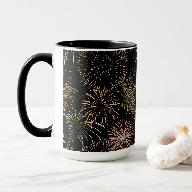 Fireworks Finale Tasse (Mit Donut)